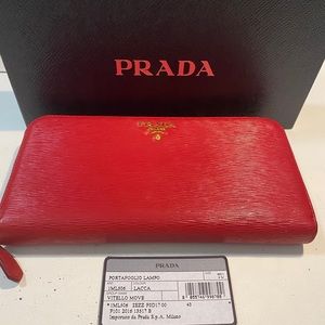 Prada Long zippy wallet